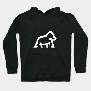 simple gorilla icon Hoodie